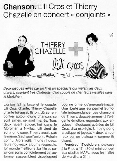 Ouest France, 17 octobre 2008