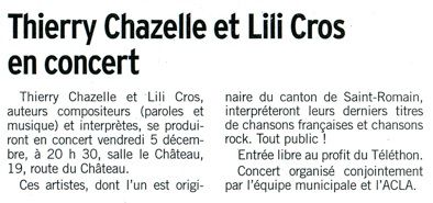 Le Courrier Cauchois, 30 novembre 2008