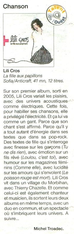 Ouest France, 30 novembre 2008