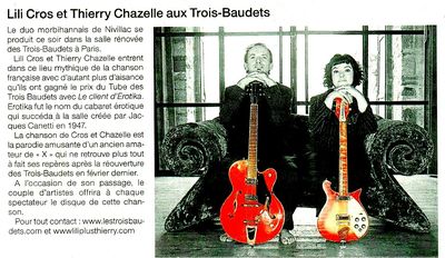Ouest France, 2 septembre 2009