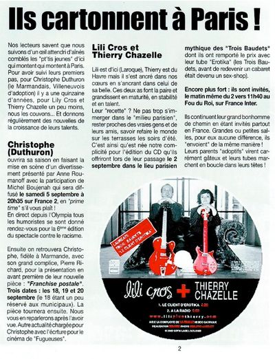 La Feuille, 3 septembre 2009