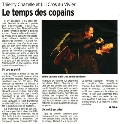 Le Courrier Cauchois, 28 novembre 2009
