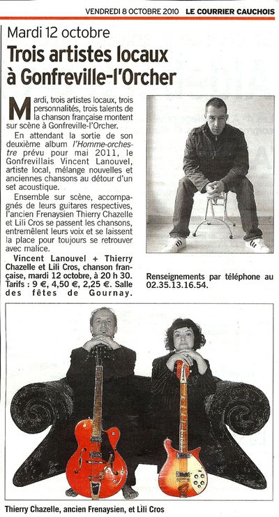 Le Courrier Cauchois, 8 octobre 2010