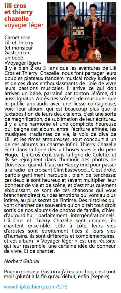 Le Doigt dans l'Œil, 1 avril 2011