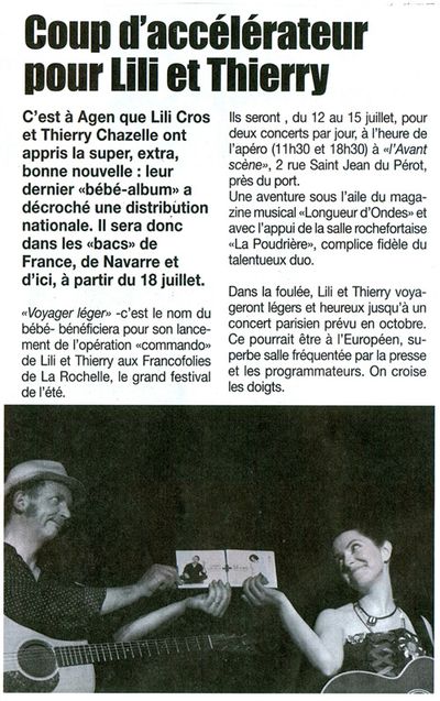 La Feuille, 25 juin 2011