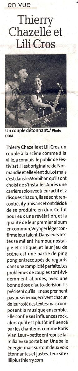 La Dépêche du Midi, 14 août 2011