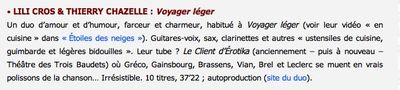 Si Ca Vous Chante, 11 novembre 2011