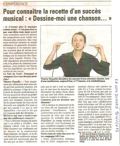 La Voix du Nord, 9 février 2013