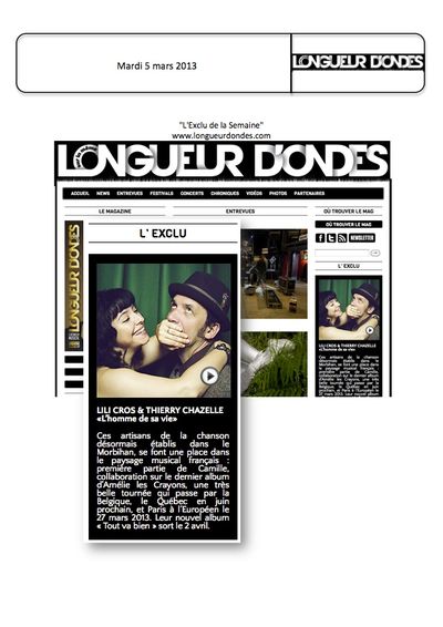 Longueur d'Ondes.com, 5 mars 2013