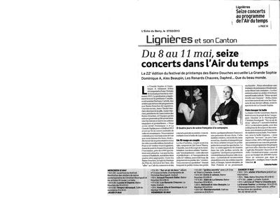 L'Écho du Berry, 7 mars 2013