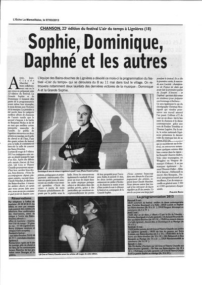 La Marseillaise, 7 mars 2013