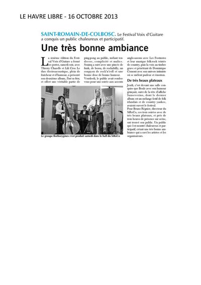 Le Havre Libre, 16 septembre 2013