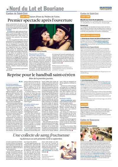 La Vie Quercynoise, 22 septembre 2016