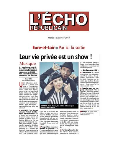 L'Écho Républicain, 10 janvier 2017