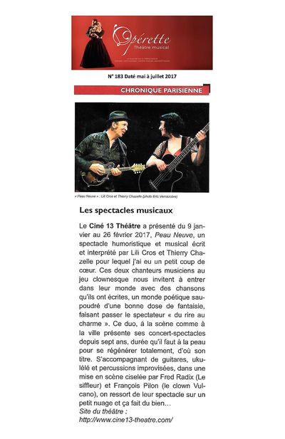 Opérette Mag, 1 mai 2017