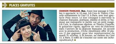L'Écho Républicain, 27 octobre 2017