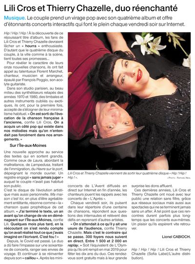 Ouest France, 18 mars 2021