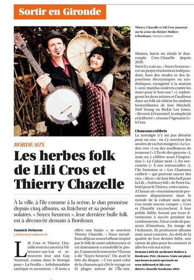 Sortir en Gironde, 1 janvier 2025